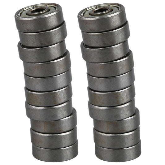 10 Pcs 625zz Single Row Deep Groove Radial Ball Bearing