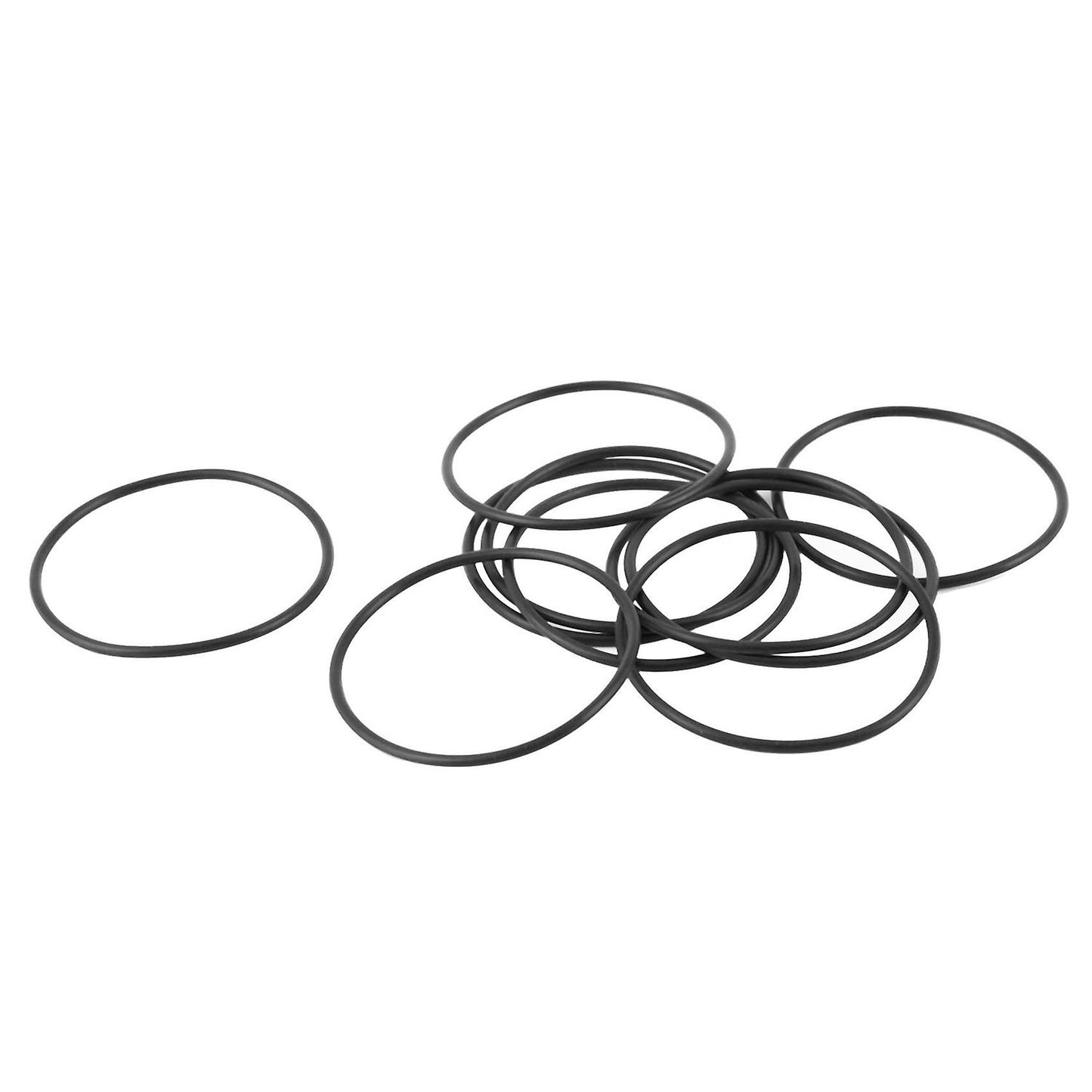 20pcs Black Rubber Oil Filter Gasket O-ring Gasket 38mmx35mmx1.5mm
