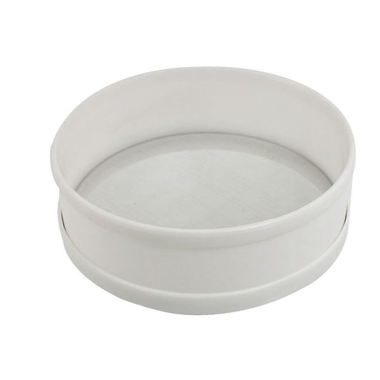 Kitchen Flour Tool White Round 0.5mm Dia Fine Mesh Sieve Strainer