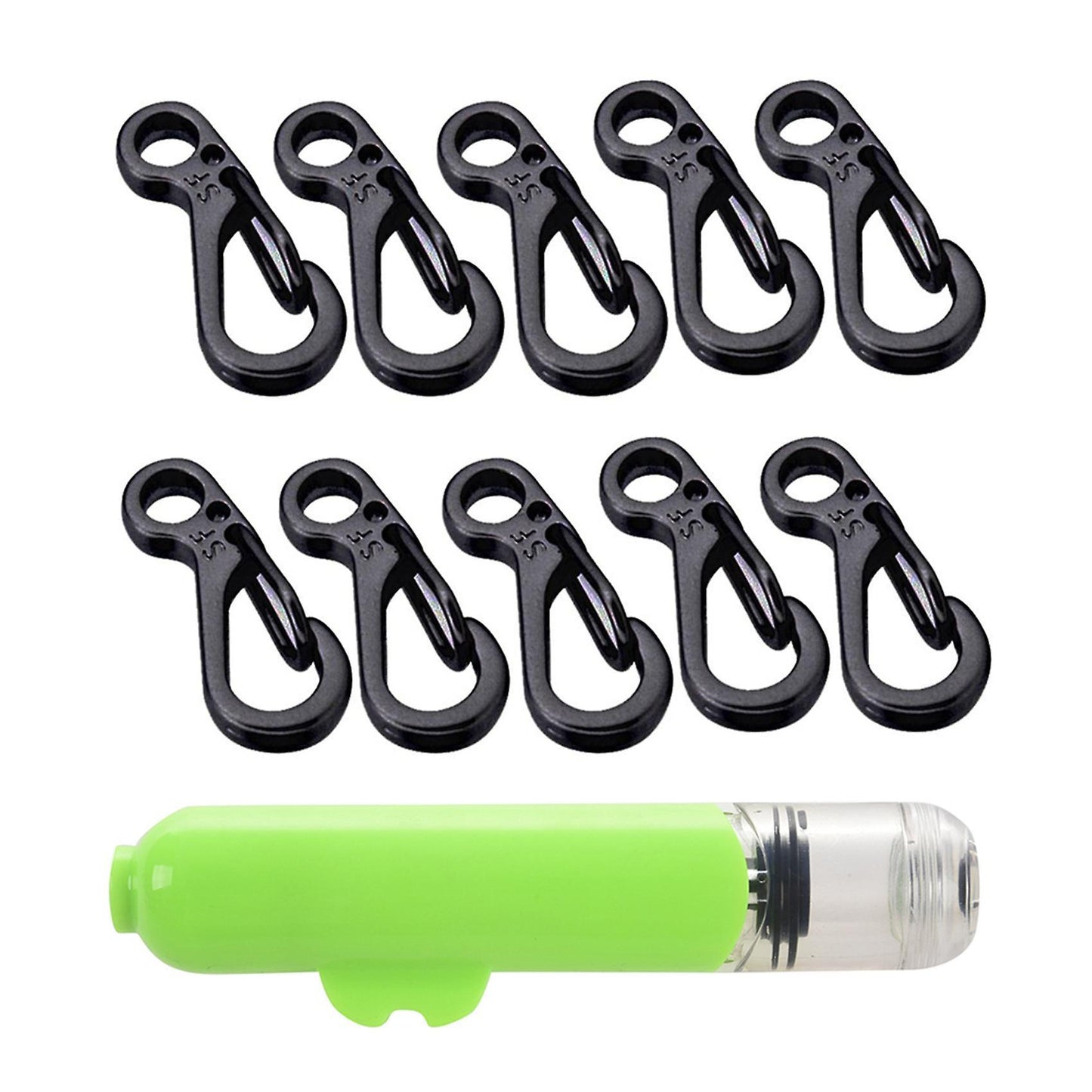 1 Needles+ 2 Nozzle Air Pump for Football Soccer-green