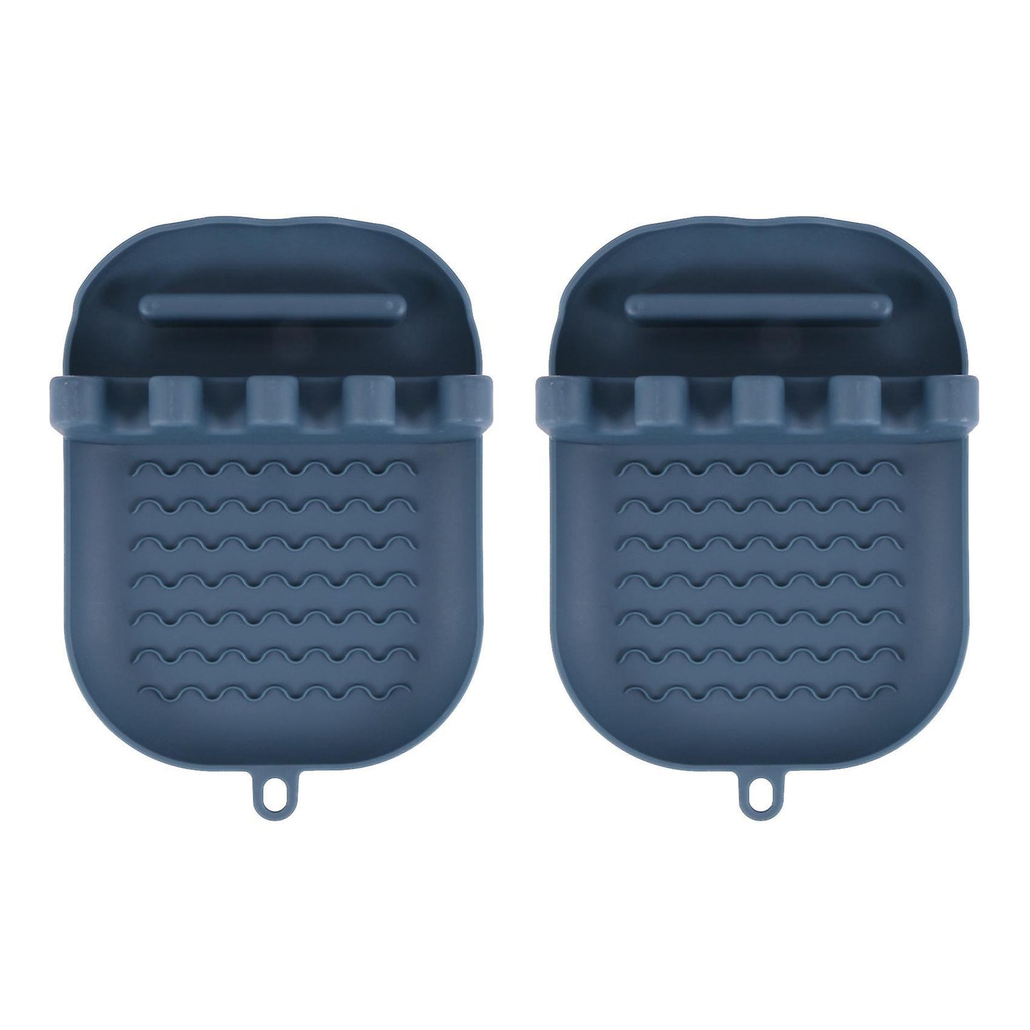 2x Utensil Rest With, Spoon Rest Lid Holder, Spoon Rack Navy Blue