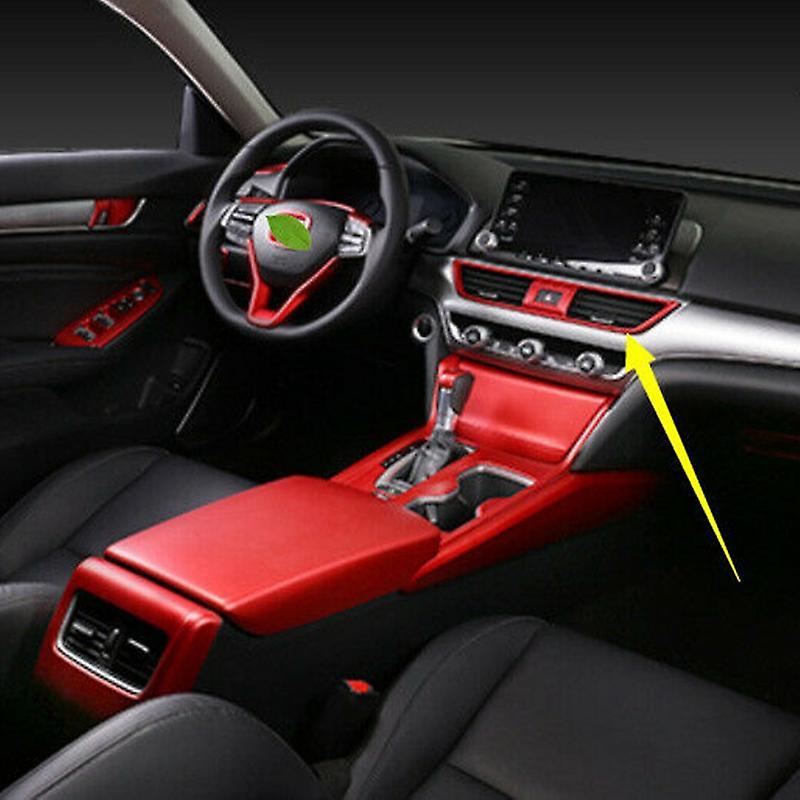 Red Abs Middle Air Outlet Vent Cover Trim Fit for Honda Accord