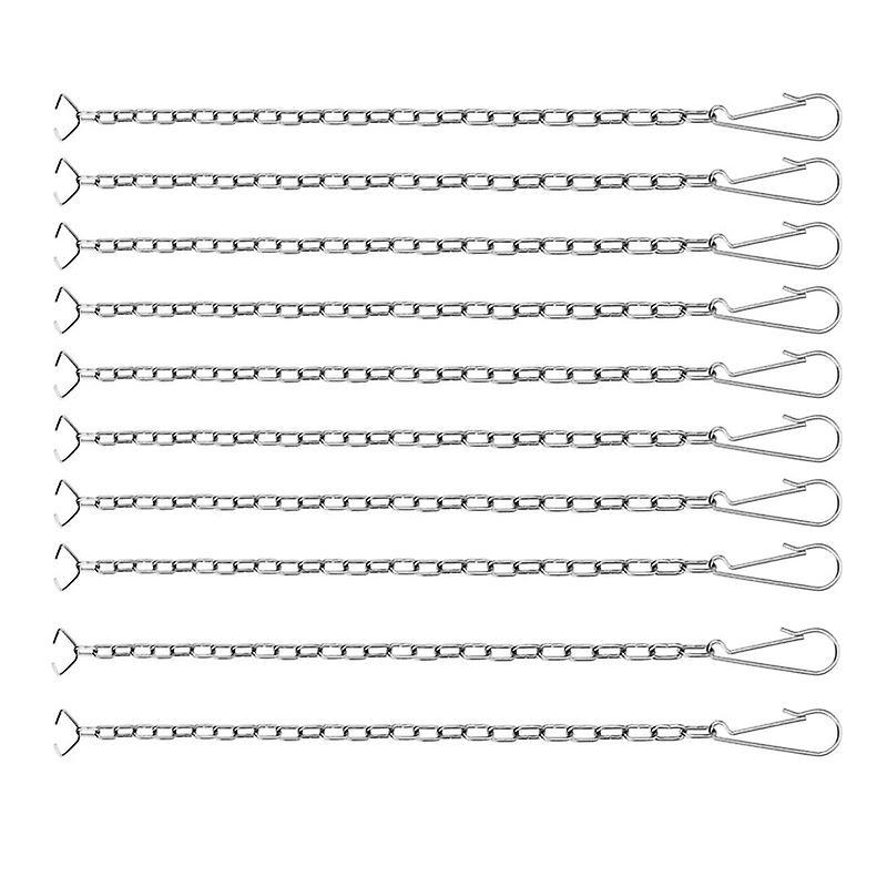10 Pieces Stainless Steel Toilet Lift Chain Fits Most Toilet Flappers