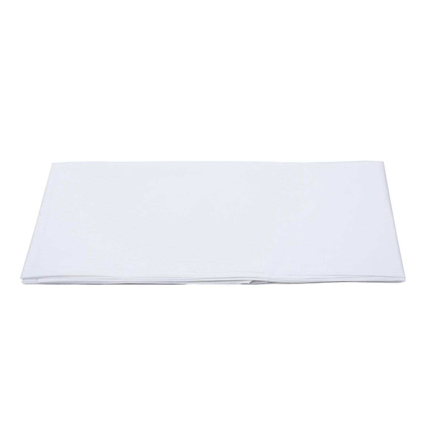 2x Plastic Tablecloth, White 137cm X 183cm