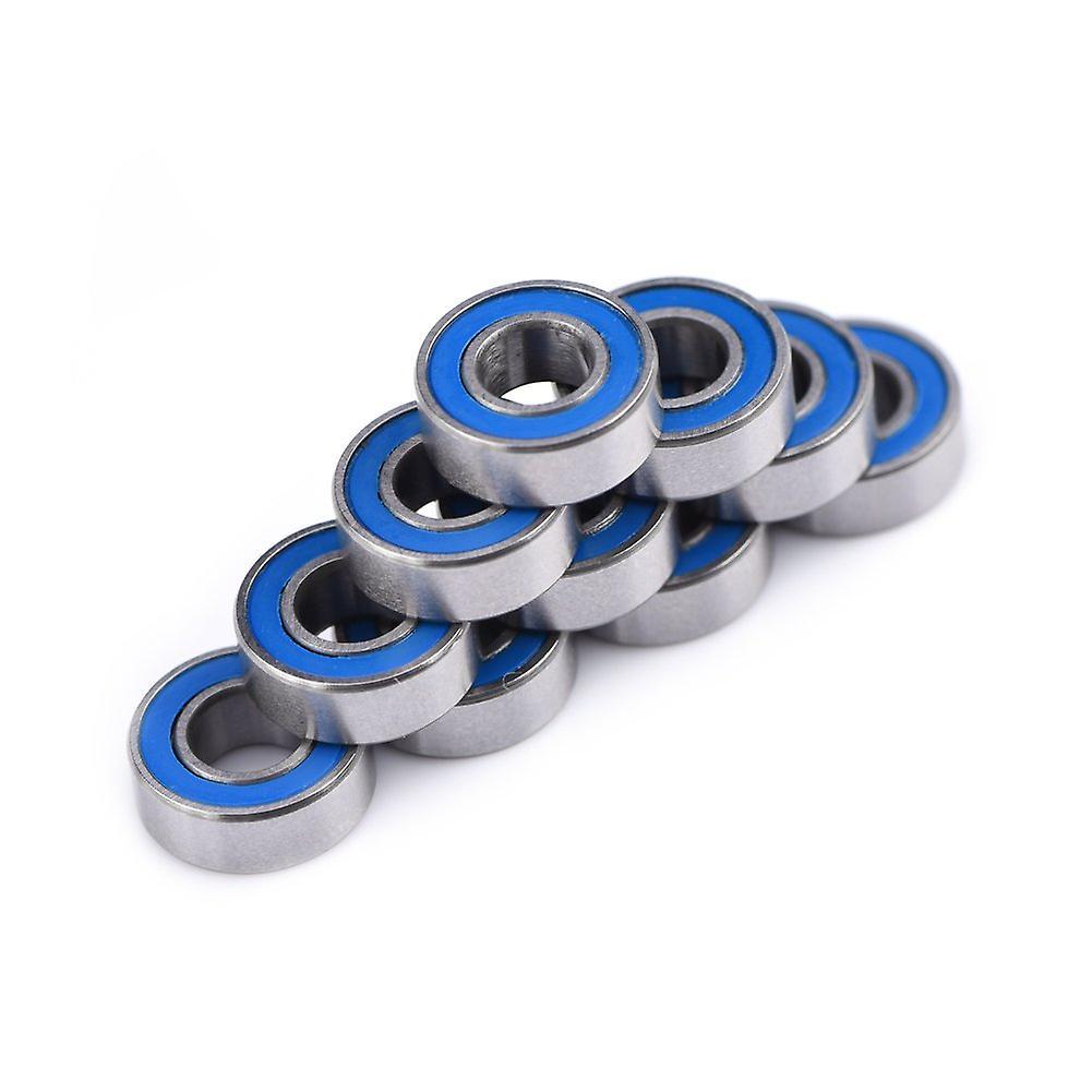 10 Pieces Steel Skateboard Bearings 5mm X 11mm X 4mm Zz Mr115-2rs