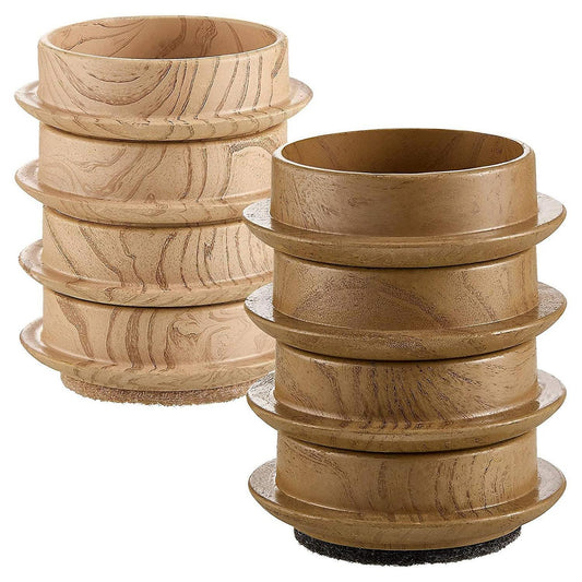 8 Pieces Felt Floor Cups 4.5 Cm Furniture Felt Castors for Chair Legs