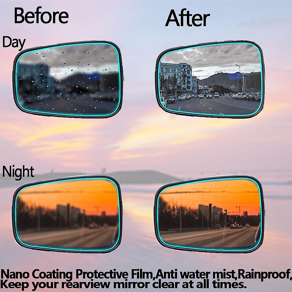 Motorcycle Waterproof and Anti-fog Rearview Mirror Protective Film