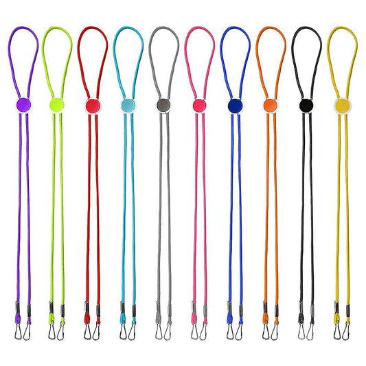 10 Pcs Mask Lanyards Adjustable Length Lanyard with Clips Anti-lost