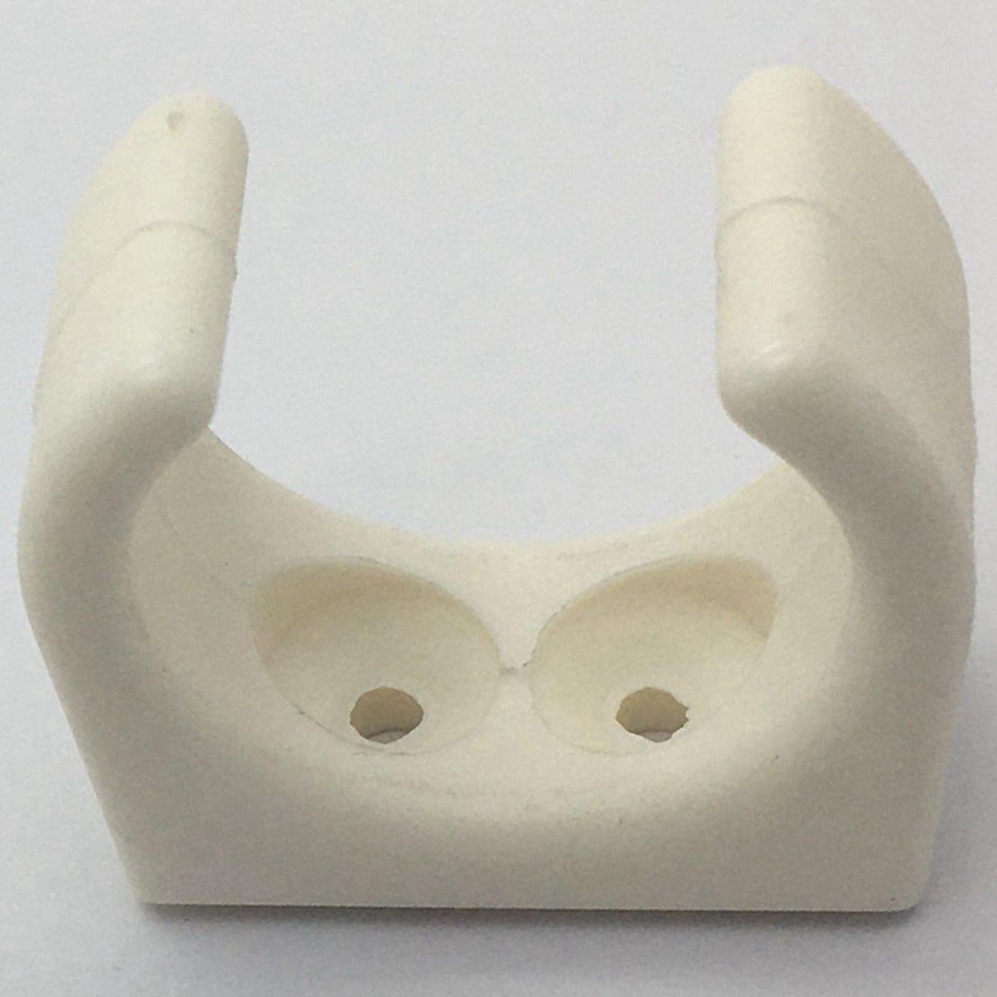 2 Pcs Nylon Ladder Clip Boat Hook Clip for Yacht Boat,white