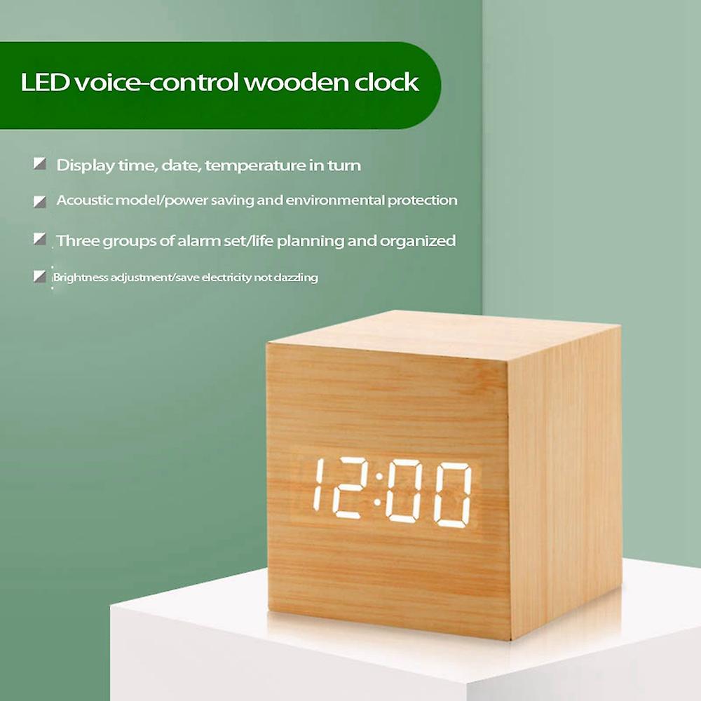 Led Alarm Clocks Usb/aaa Powered Clocks Table Clock Black