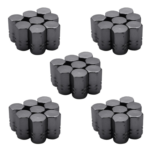 8x Tire Stem Valve Caps Car Dustproof Tire Cap, Hexagon Shape