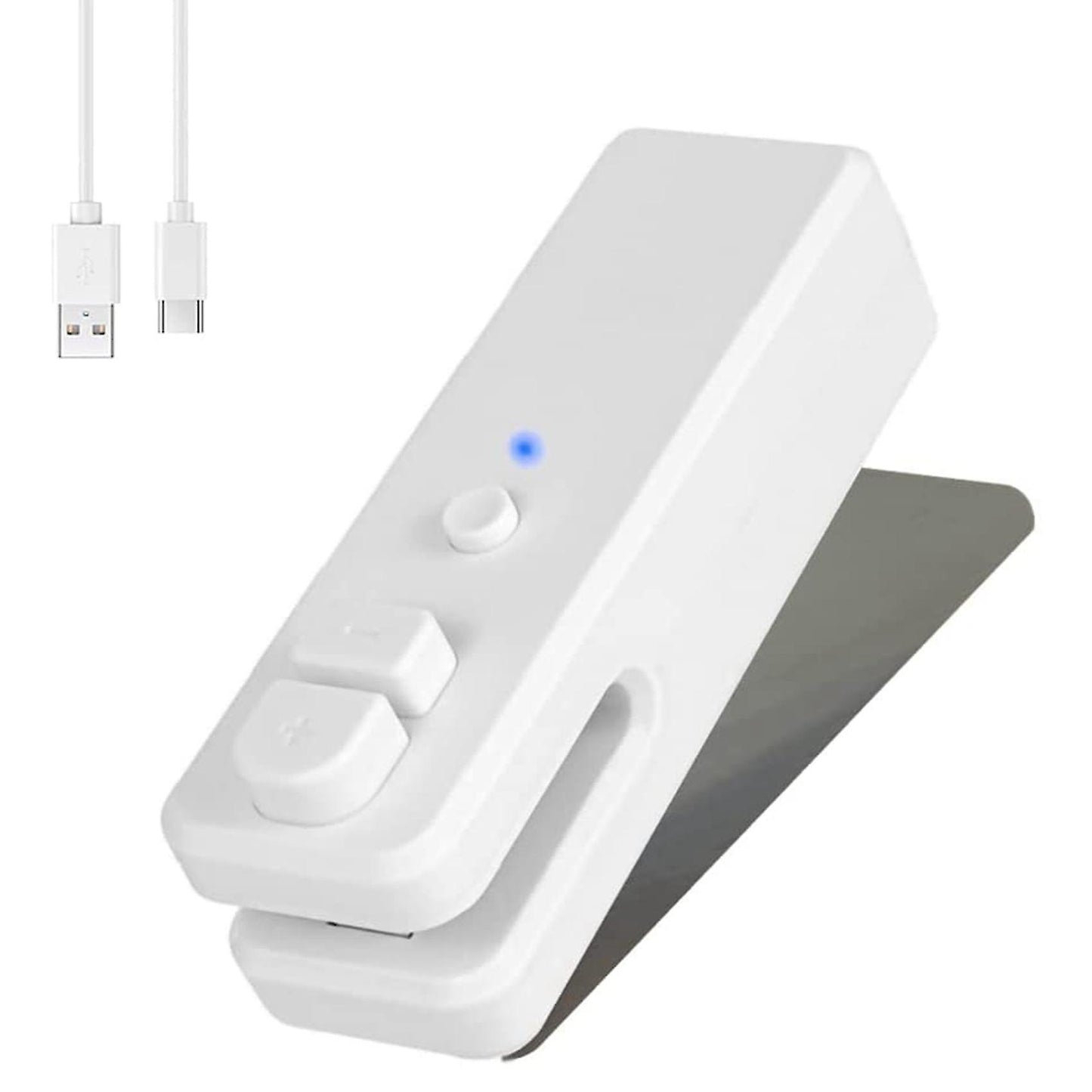 Usb Charging Mini Sealing Machine Household Snack Small White