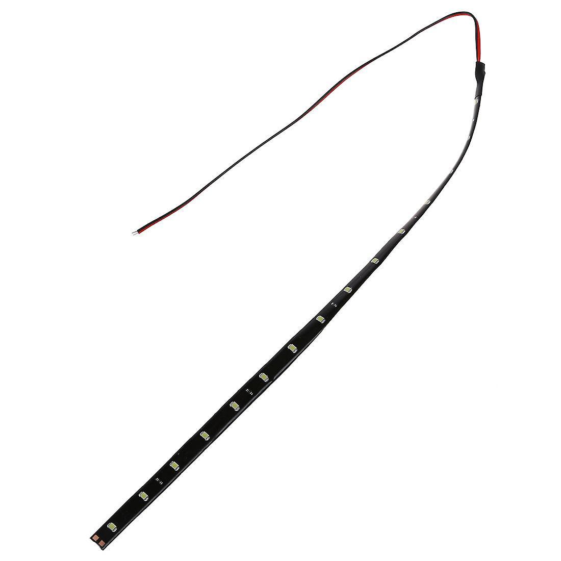 10 X Led Strip 3528smd 15led Car Waterproof Led Strip 30 Cm - White