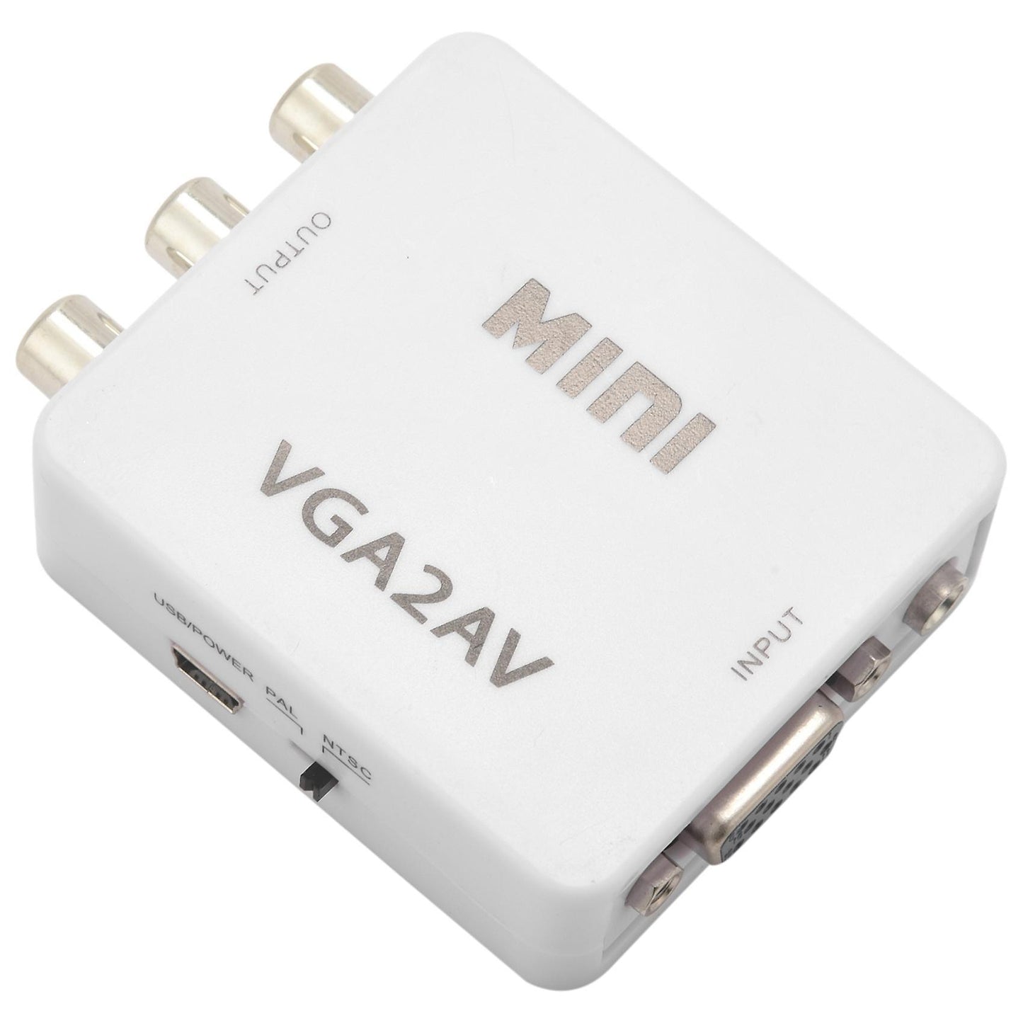 Mini Vga to Av Video Converter Vga to Rca Pc to Tv Vga to Av