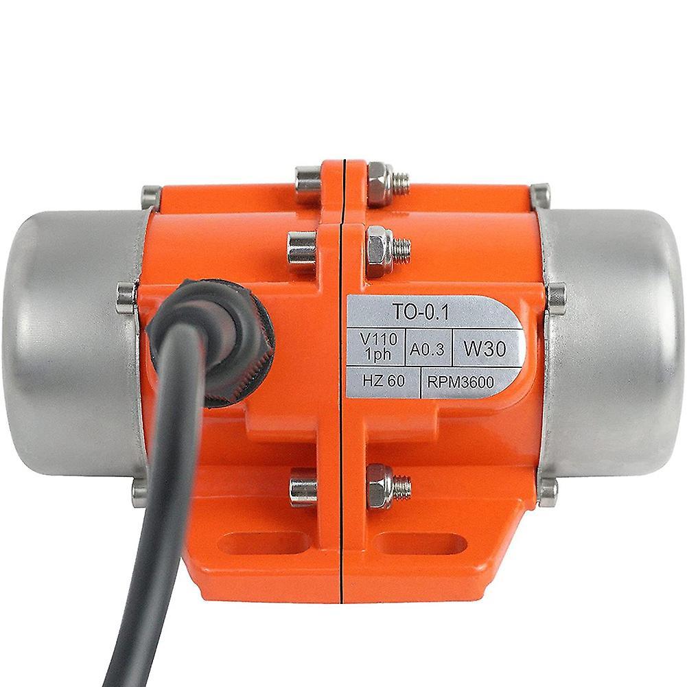 Concrete Vibrator Vibration Motor 30w Aluminum Alloy Ac 110v 3600rpm