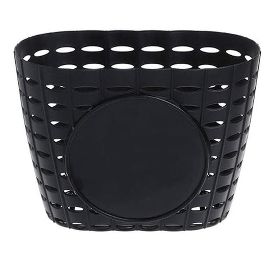 Children Plastic Front Handlebar Bike Basket for Storage, Black