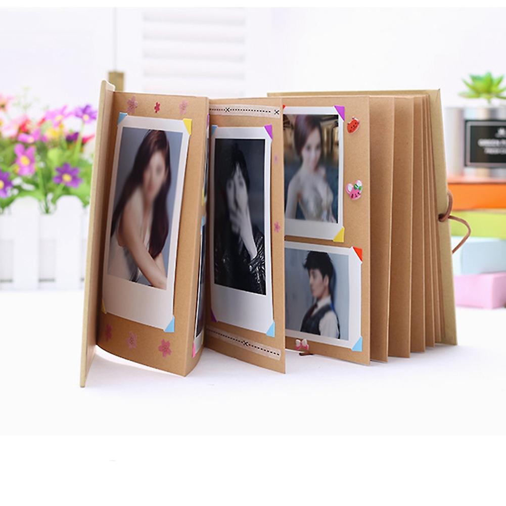 1 Letters Cover Accordion Foldable Photo Album Diy Scrapbook Crafts