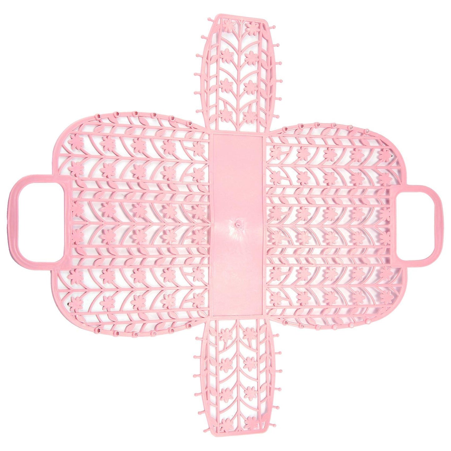 Bathroom Hollow Washing Storage Basket Shower Basket Plastic Pink