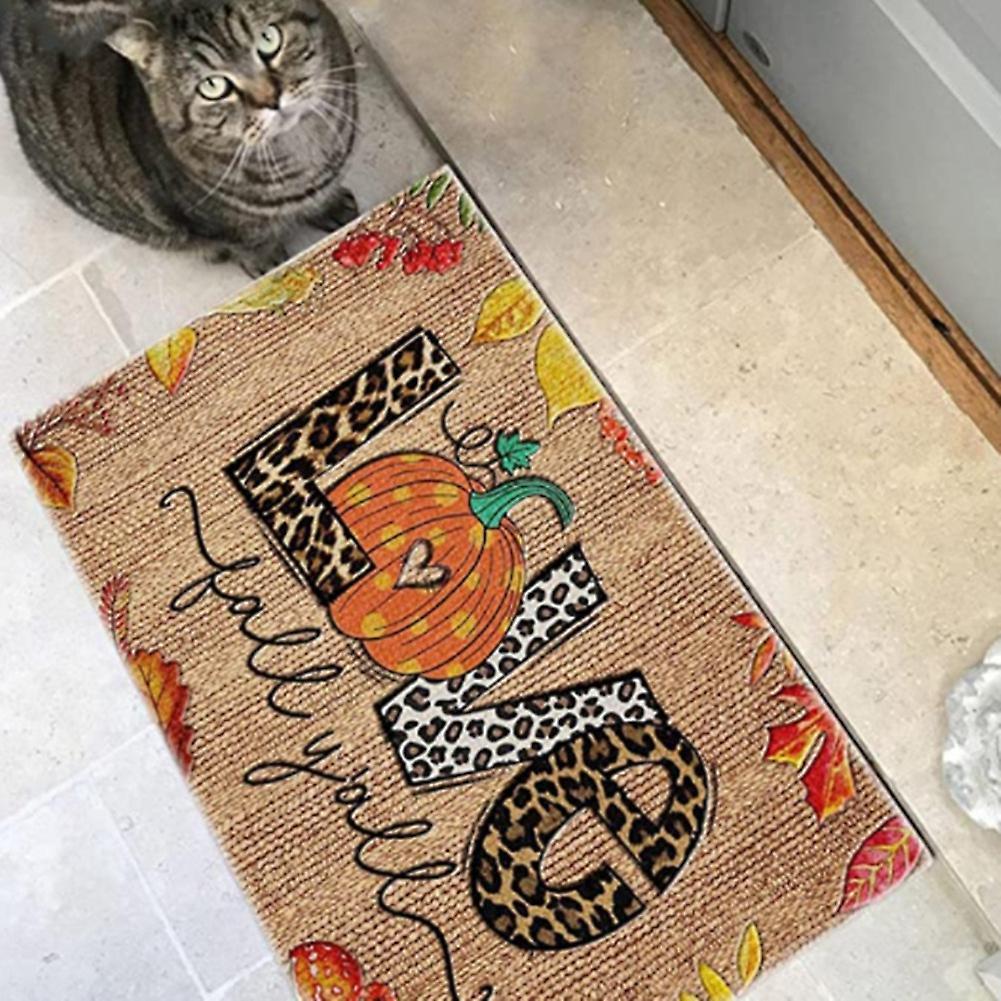 Christmas Halloween Love Doormat Blanket Front Door Decorations Mat