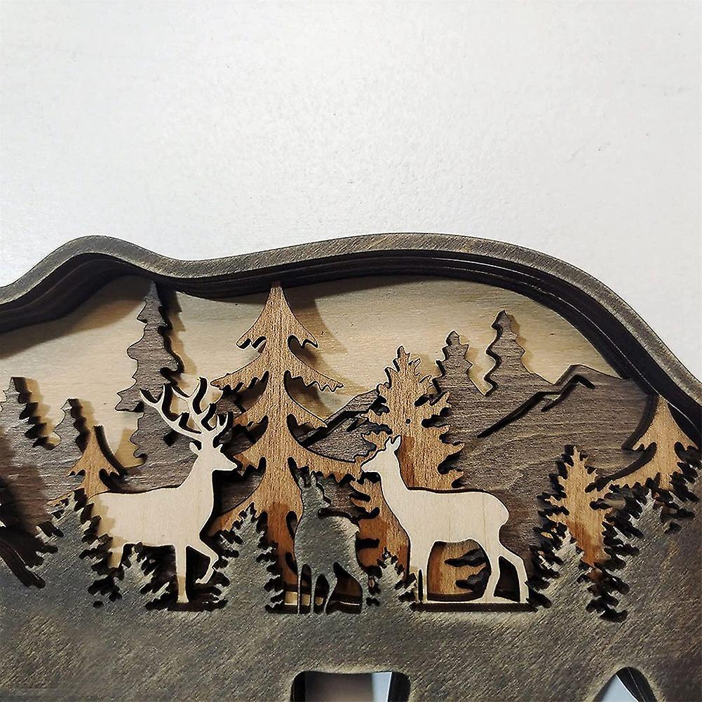 Bear and Deer Wall Decor for Home, Rustic Home Decor, Cabin Decor