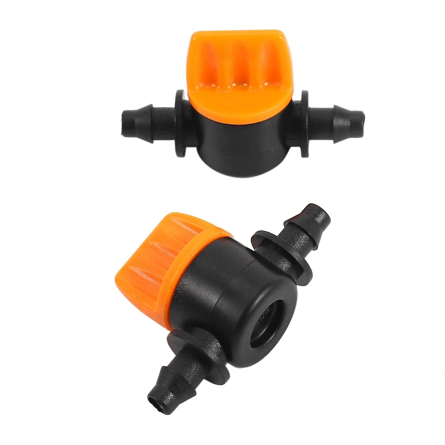 Mini Valve with 4/7mm Hose Irrigation Water Flow Control 30 Pcs