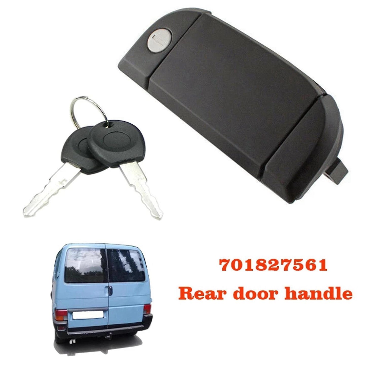 3x for Transporter T4 1990-2003 Outer Rear Tailgate Wing Door Handle