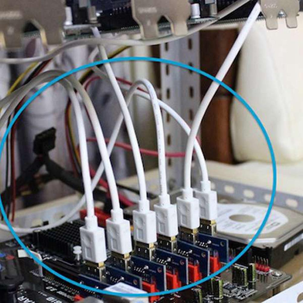 Ver009s Plus Pcie Riser Card Ver 009s Sata 15 Pin to 6 Pin Express