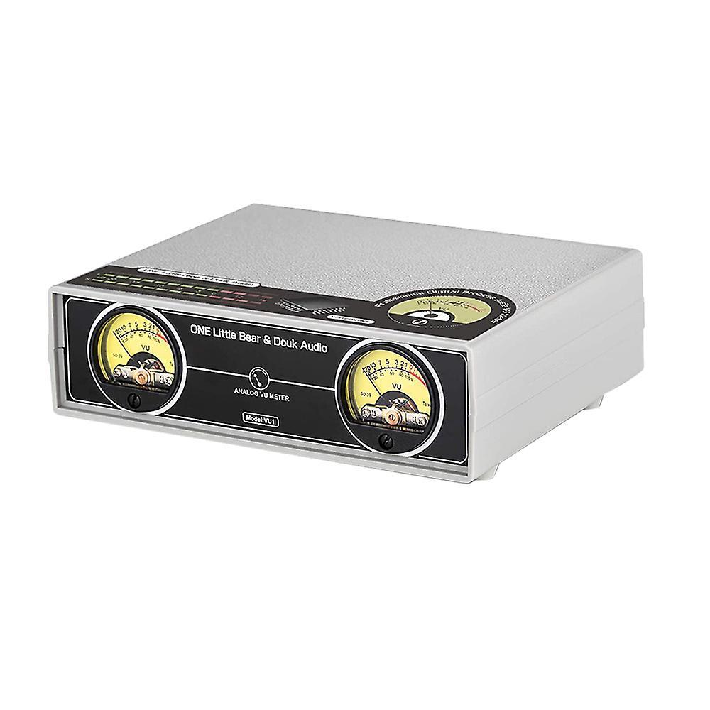 Mic+line Dual Analog Vu Meter Db Panel for Power Amplifier,us Plug