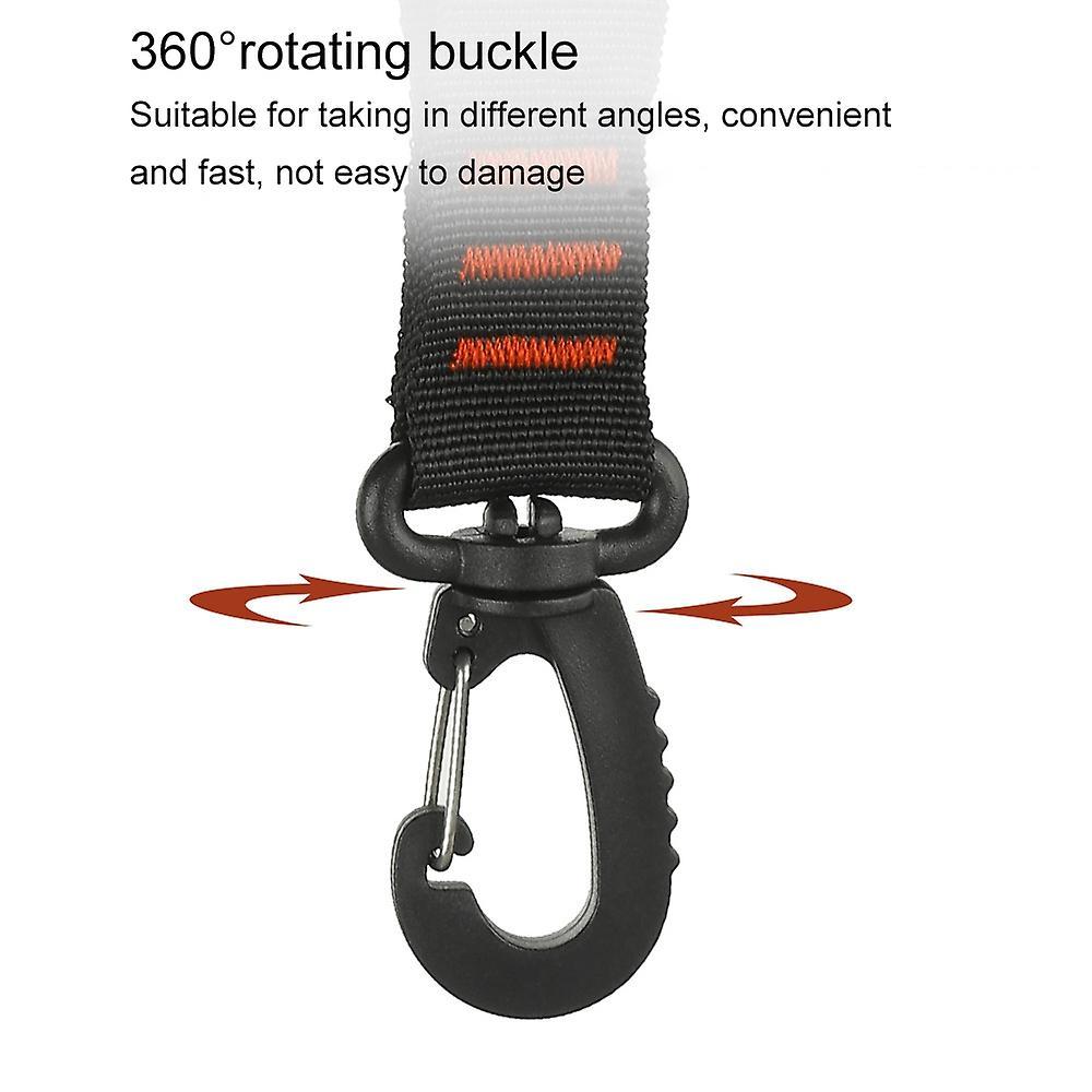 2 Pack Double Hooks Suction Cup Anchor with Securing Hook Black