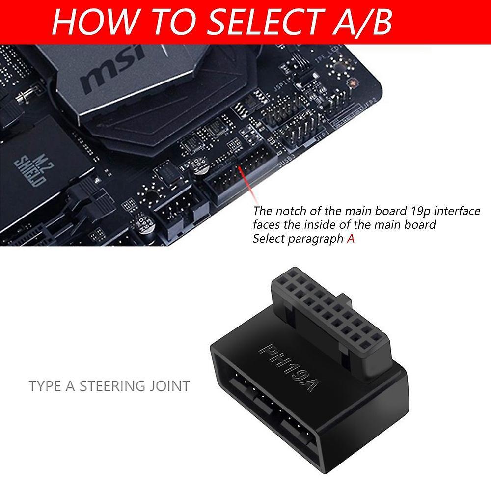 Ph19a Usb 3.0 Internal Header Converter for Computer Motherboard