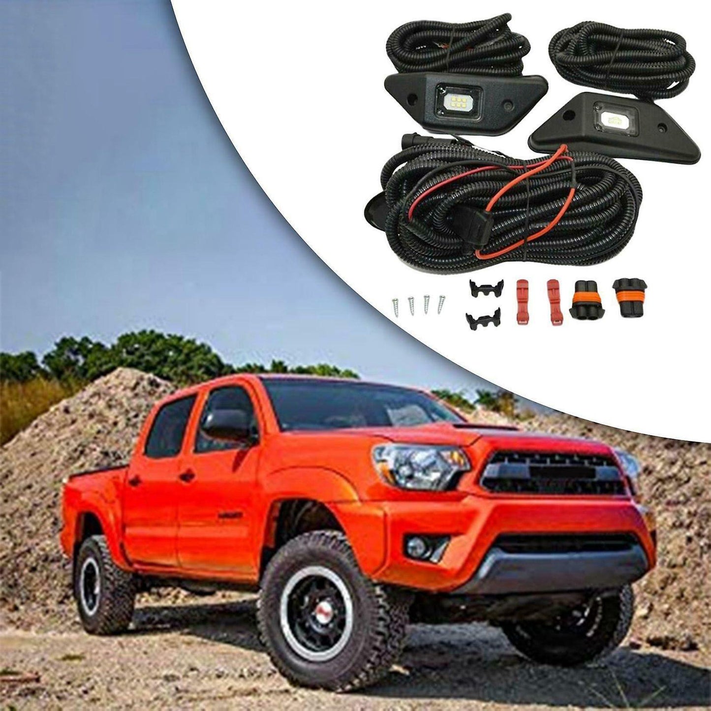 Car Led Cargo Bed Lighting Kit Wiring Harness Kit for Toyota Tacoma