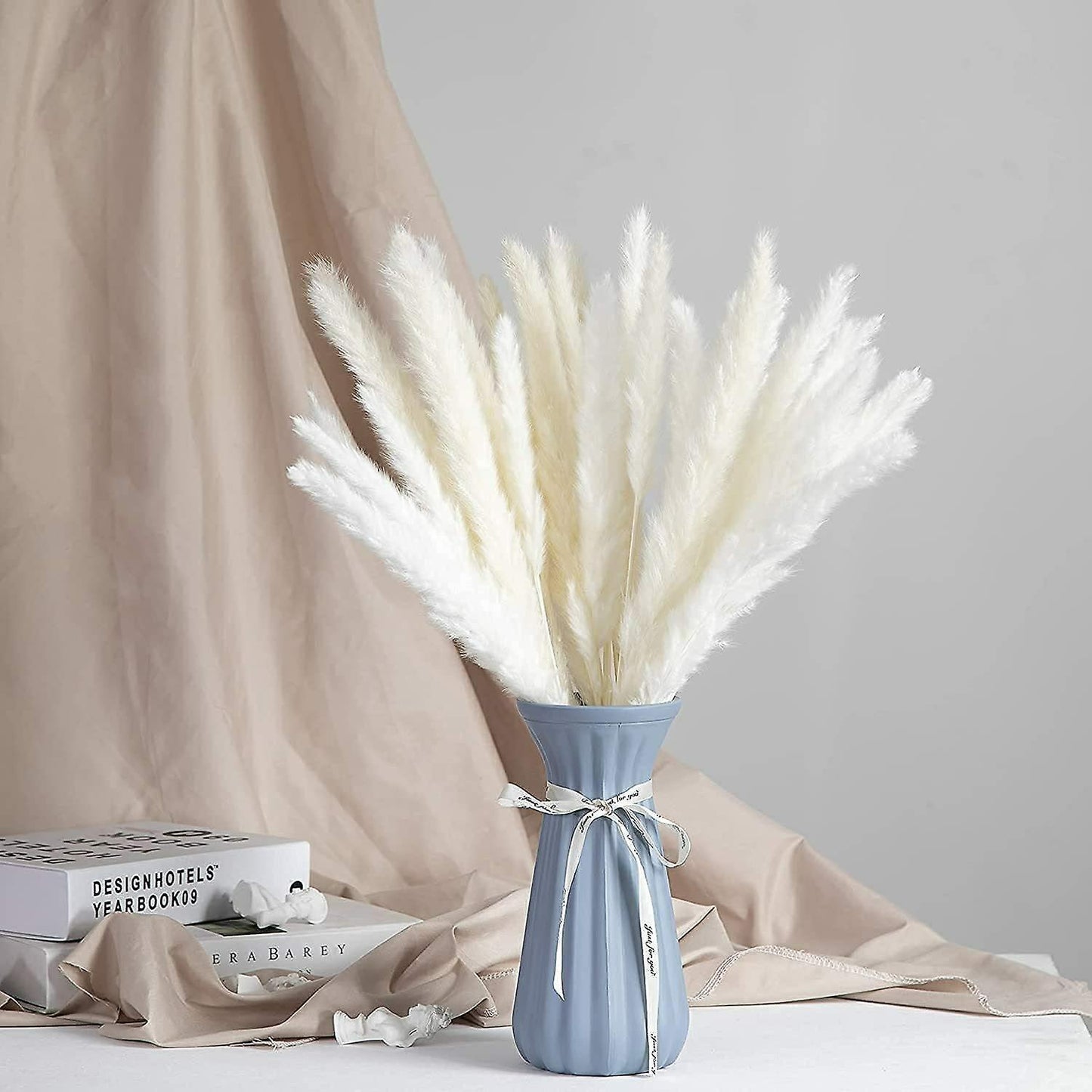 21.65 Inch Dried Pampas Grass 30 Pcs, Natural Home Decor & Perfect