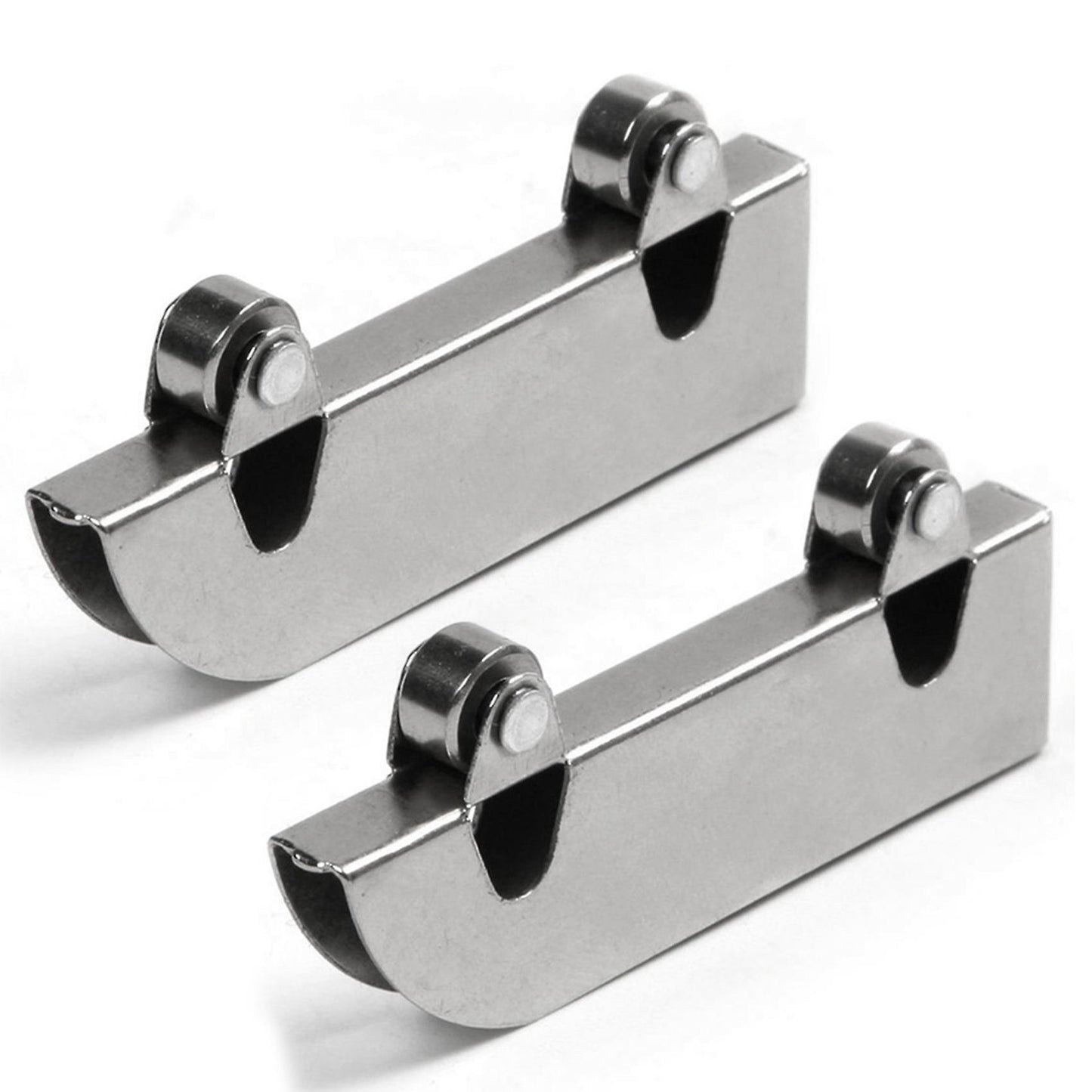 10-piece Stainless Steel Word Slot Sliding Door Track Glass Pulley