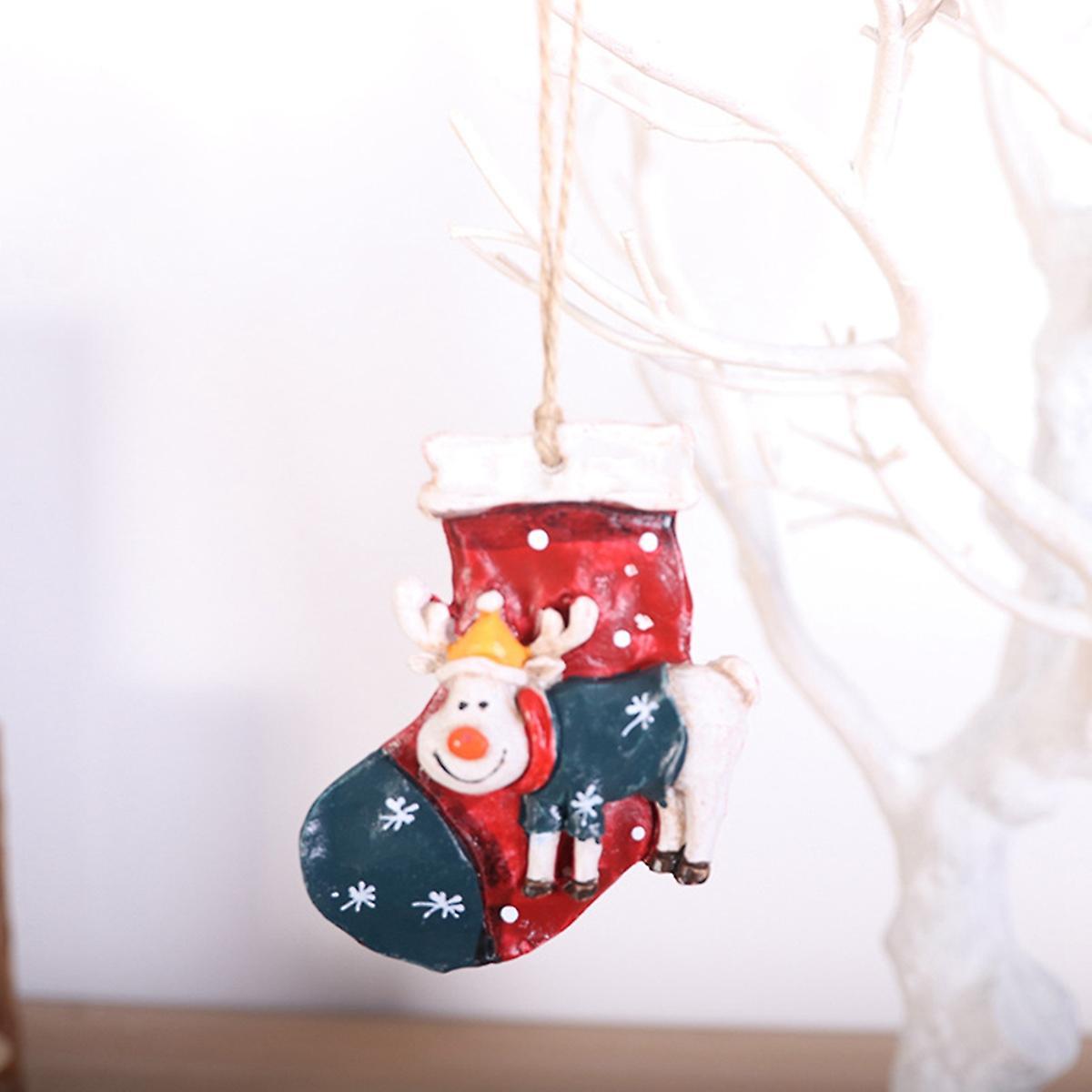 Christmas Resin Small Pendant Christmas Tree Decoration Pendant