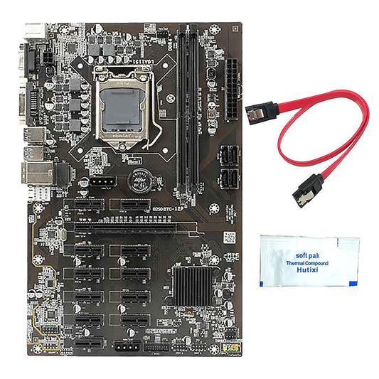 B250 Btc Mining Motherboard 12 Pci-e Graphics Card Slots Lga1151