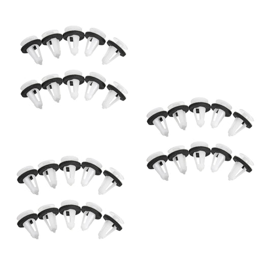 30x Car Door Trim Card Fastener Retainers Panel Clamp Clips for Volvo