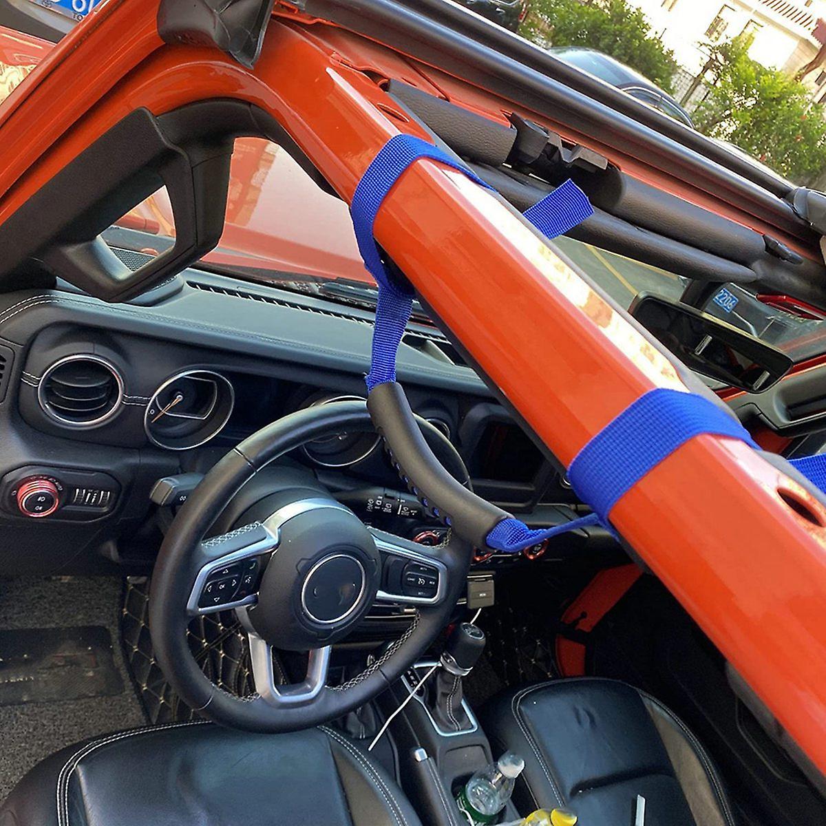 Grab Handles for 1995-2021 Jk Jku Jl Rubicon X Roll Bar 4pcs (blue)