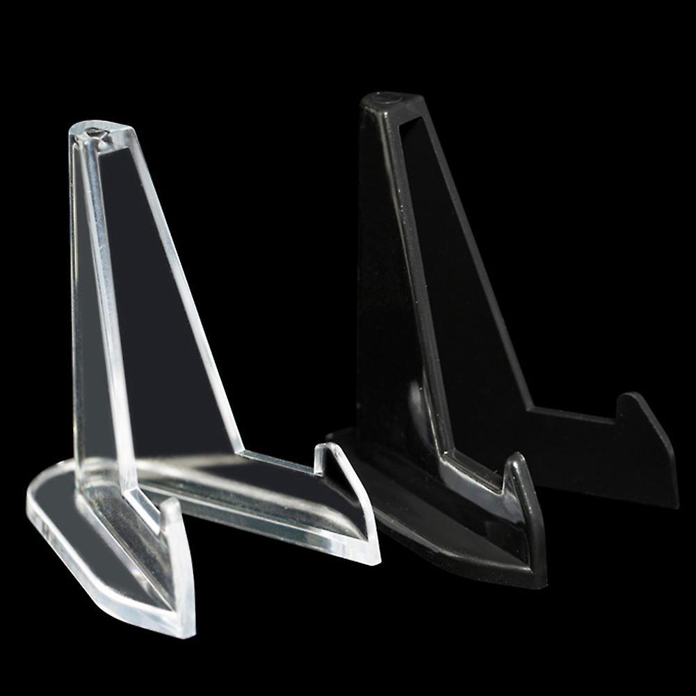 10 Pcs Object Placement Support for Display Cabinet 55x42mm,black