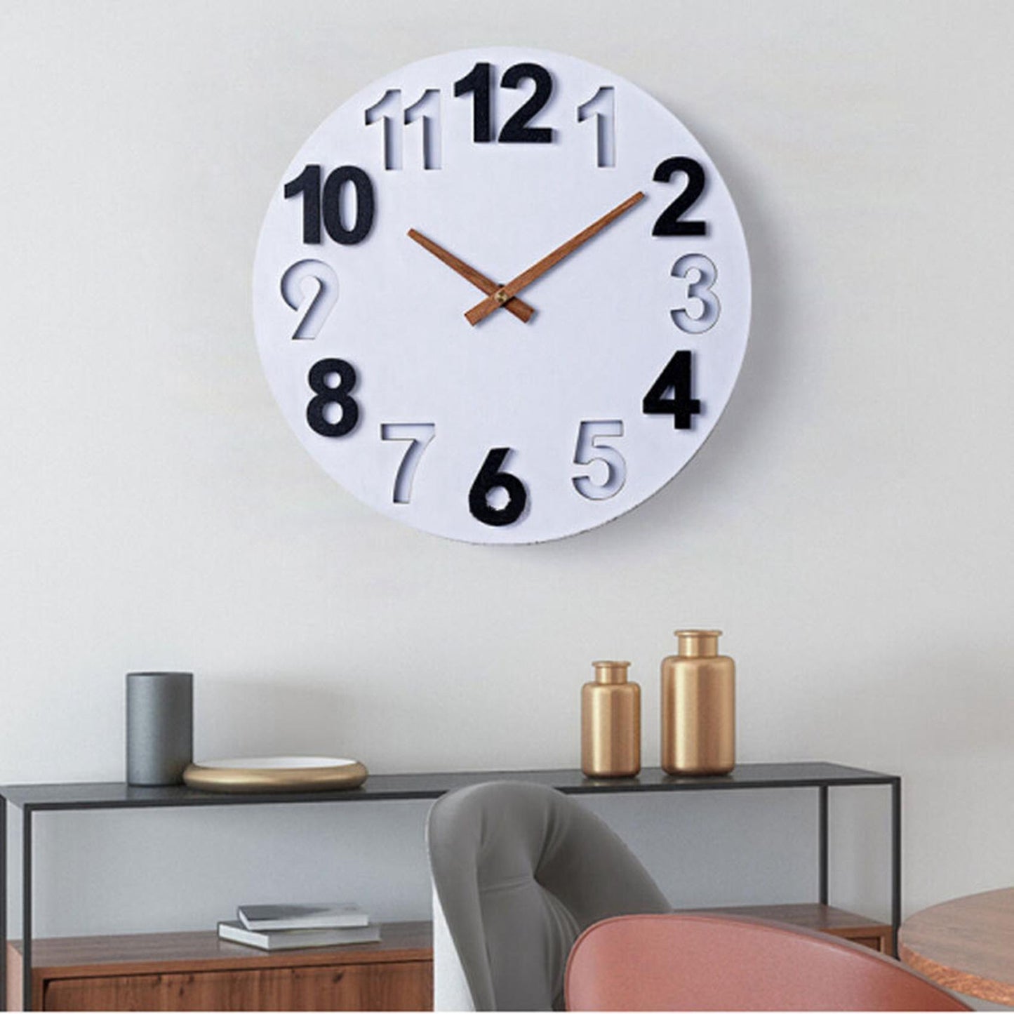 Diy Mechanism Wall Clock 20mm Hands for 12 Inch Clock ,branch Wood