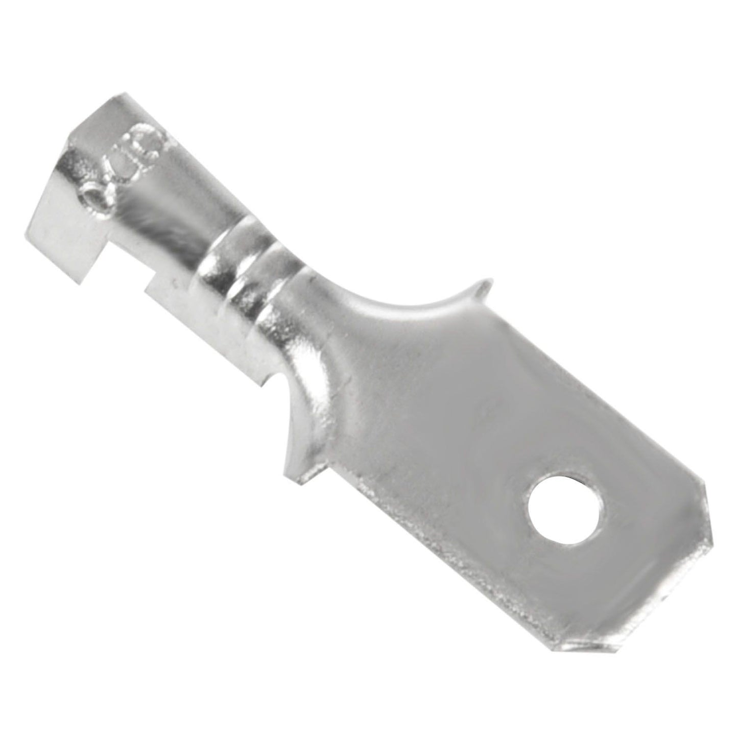 6.3mm Male Electrical Spade Crimp Terminals Wiring Connectors 100 Pcs
