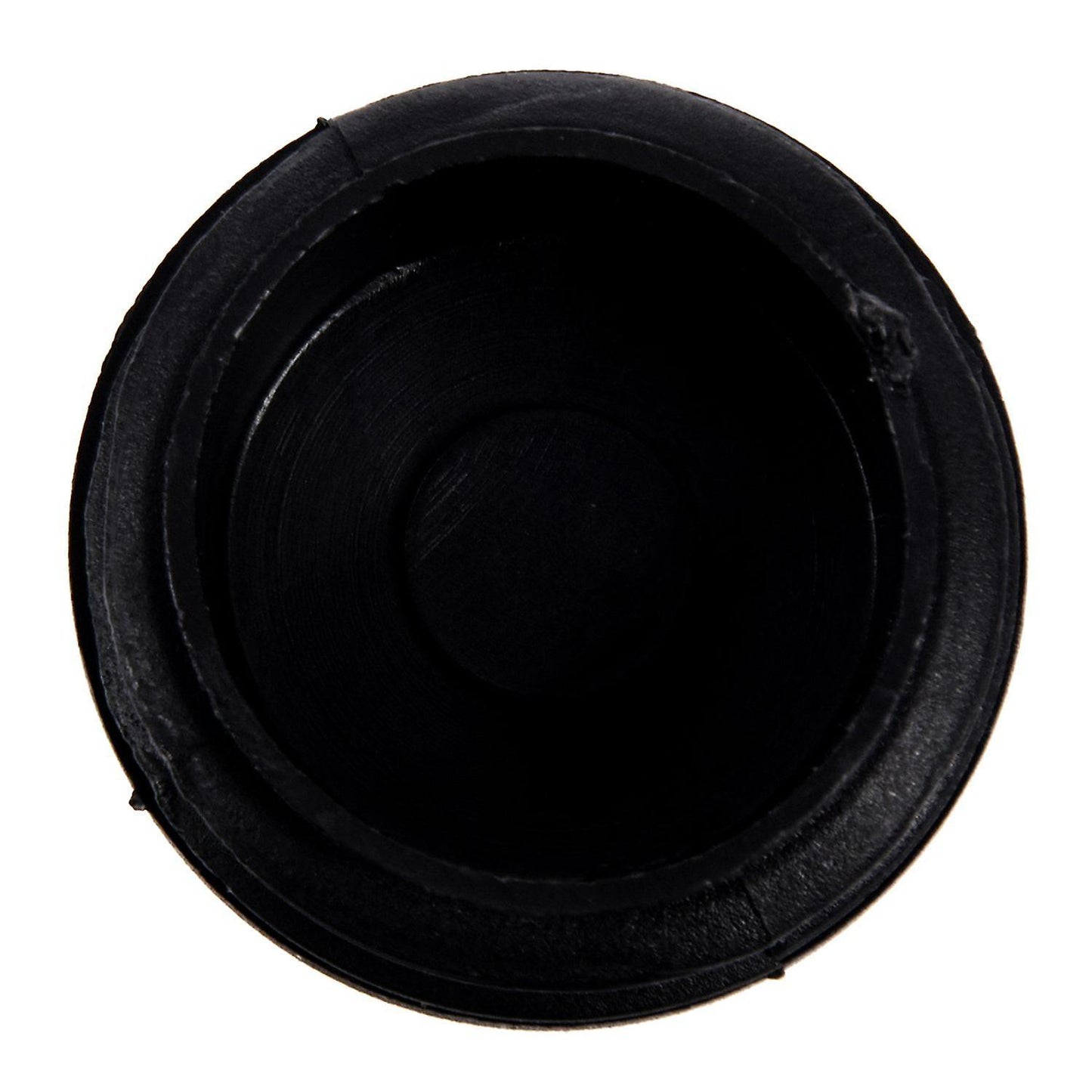 4 Pcs Black Plastic 40mm Dia Round Tubing Tube Insert Caps Covers