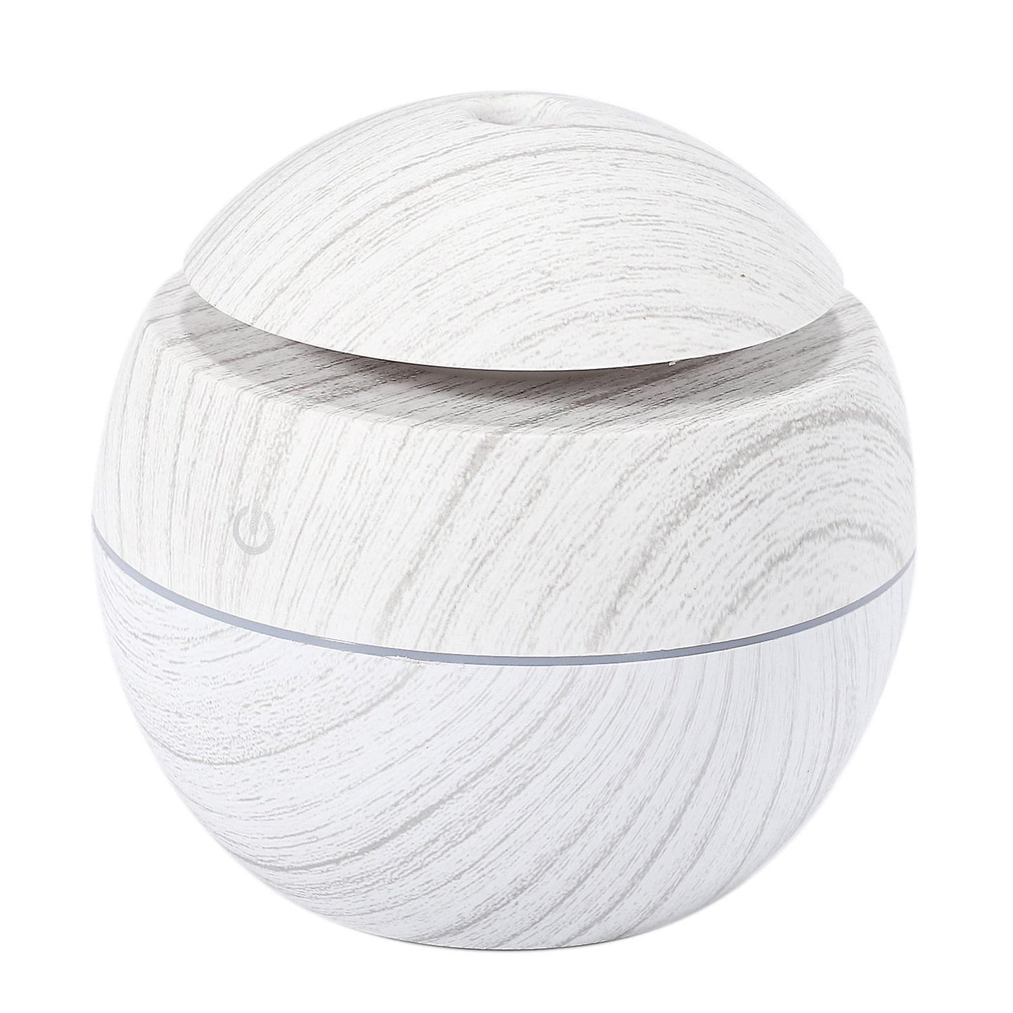 130ml Air Humidifier Usb Charge White Wood Grain with 7 Color Light