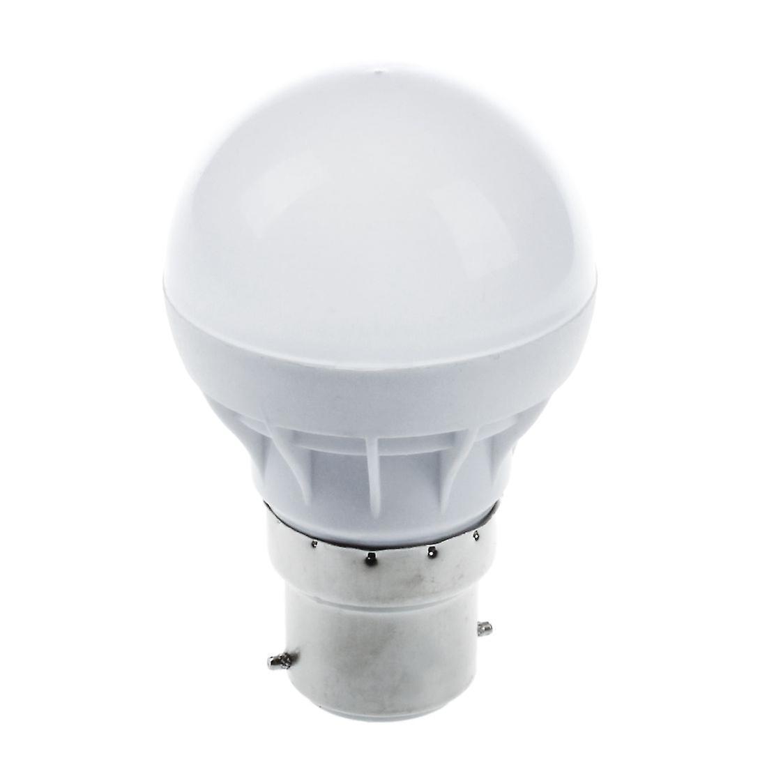 B22 Energy Save Led Bulb Light Lamp 220v 3w Cool White New Imitate Ceramic)