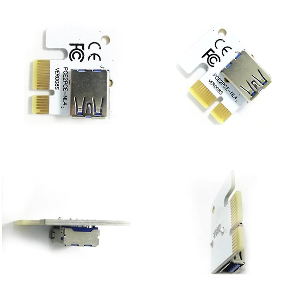 10pcs Pci Express Riser Card Pci 1x Pci-e X1 Riser 90 Degree Usb 3.0