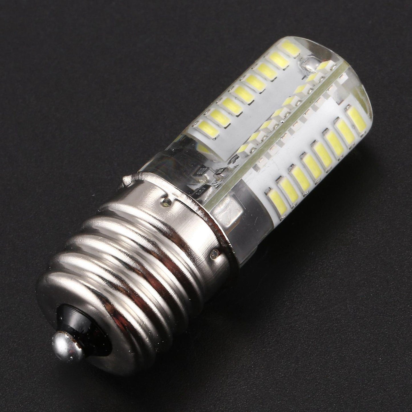 2x E17 Socket 5w 64 Led Lamp Bulb 3014 Smd Light White Ac 110v-220v