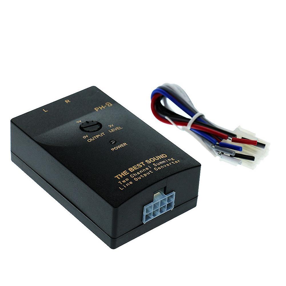 Car Audio Rca Speaker High to Low Level Output Converter Adapter