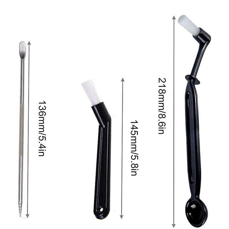 Coffee Machine Cleaning Set, Coffee Machine Brush with Spoon