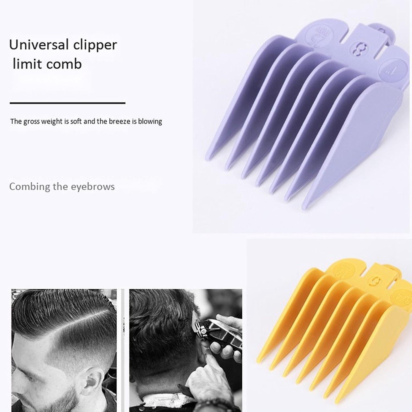 Professional Hair Clipper Replacement Sheath 8 Colors&size Limit Comb