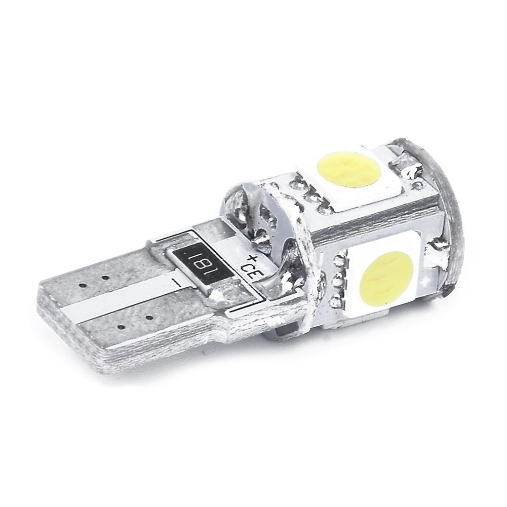 4 X Bulb W5w T10 5 Led Smd White Xenon Night Light Lamp Car Odb