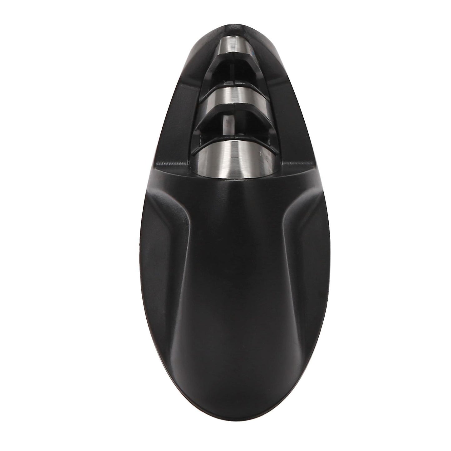 2-stage Knife Sharpener Kitchen Sharpener with Non-slip Grip, Black